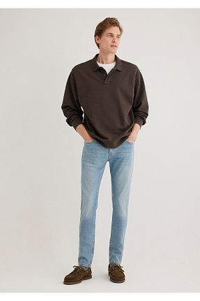 شلوار جین آبی مردانه پاچه تنگ Mavi - کد 806820761