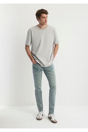 شلوار جین متالیک مردانه پاچه تنگ Mavi - کد 816104012