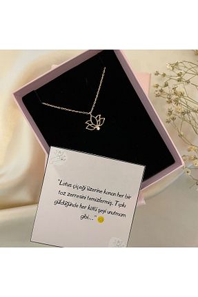 گردنبند نقره صورتی زنانه 925 عیار Lovera Jewellery - کد 812441131