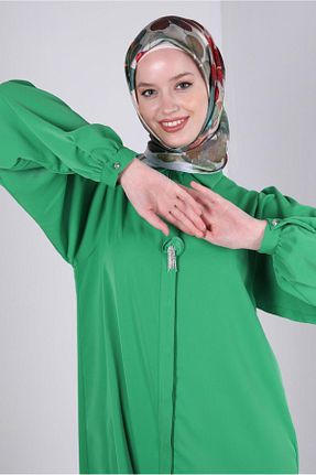 روسری سبز پلی استر Alvina - کد 805950762
