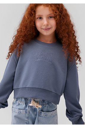 سوئیشرت آبی بچه گانه چاپی Mavi - کد 853022617