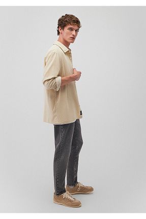 پیراهن بژ مردانه یقه پیراهنی Mavi - کد 878013366