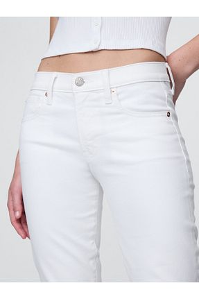 شلوار جین سفید زنانه پاچه تنگ GAP - کد 812905832