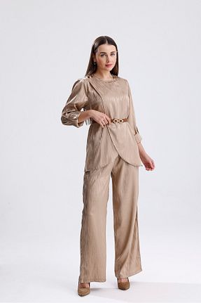ست بالاتنه و پائین تنه رنگی زنانه بافتنی ikomteks - کد 932635555