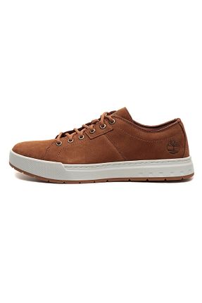 کفش اسنیکر قهوه ای مردانه چرم اصل Timberland - کد 813570157