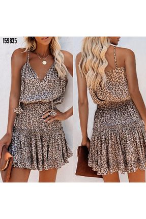 لباس قهوه ای زنانه بافت moda wanilia - کد 932649794