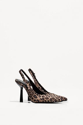 کفش پاشنه بلند کلاسیک رنگی زنانه پلی استر Bershka - کد 932651631