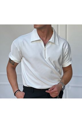 ست بالاتنه و پائین تنه سفید مردانه بافتنی blucombin - کد 932653919