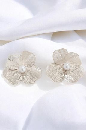 گوشواره استیل (فولاد) طوسی زنانه استیل (فولاد) AURRARİ - کد 932653807