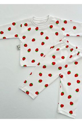 ست نوزادی سفید بچه گانه پنبه ای Drop Kids - کد 809081534