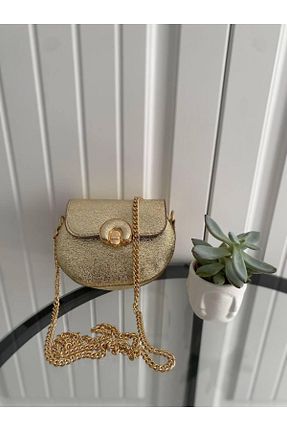 کیف دوشی زرد زنانه چرم مصنوعی larosee - کد 932666918