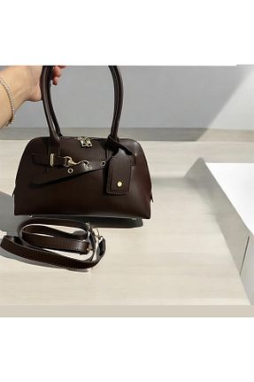 کیف دوشی قهوه ای زنانه چرم مصنوعی BYSELMA - کد 932522441