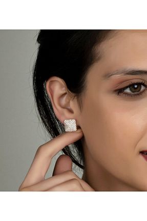 گوشواره نقره زرد زنانه 925 عیار by evrenmusti - کد 932665531