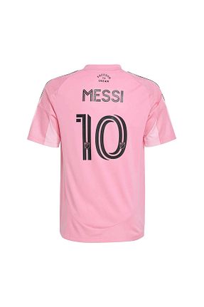 تیشرت صورتی بچه گانه یقه دوچرخه adidas - کد 901357490