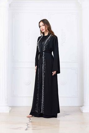 کلاه و ابایا مشکی زنانه پلی استر SEEMA - کد 927627611
