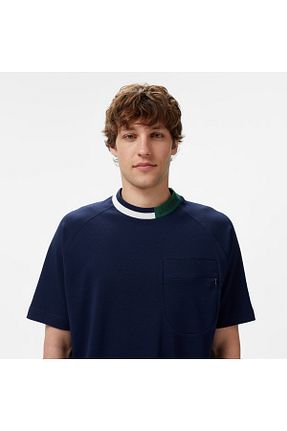 تیشرت سرمه ای مردانه رگولار Lacoste - کد 932717791