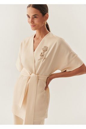 کت بژ زنانه رگولار Exquise - کد 925705658
