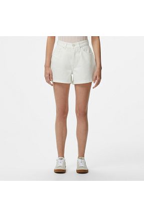 شلوارک و برمودا سفید زنانه رگولار Lacoste - کد 932717742