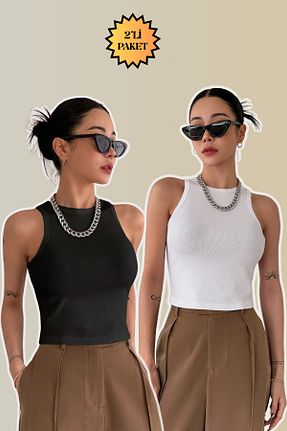 بلوز رنگی زنانه یقه دوچرخه Lenezza - کد 924998411