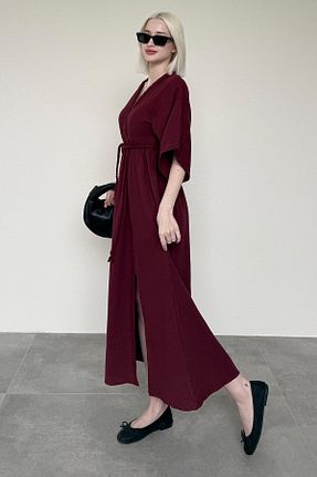لباس زرشکی زنانه بافتنی Seeh - کد 932740888
