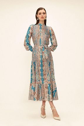 لباس حجاب بژ زنانه رگولار Olcay - کد 931375992