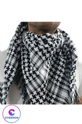 روسری مشکی پلی استر CYBERON - کد 932736348