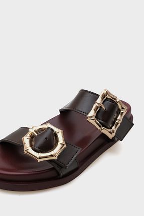 دمپائی زرشکی زنانه چرم مصنوعی Capone Outfitters - کد 932757039