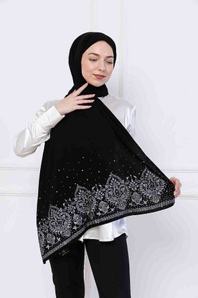 روسری مشکی پلی استر SEEMA - کد 932748897
