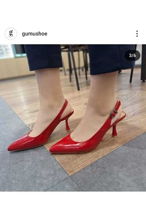 کفش پاشنه بلند کلاسیک رنگی زنانه چرم gumushoe - کد 932752612