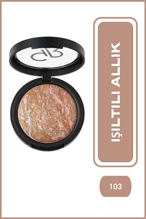رژگونه رنگی Işıltılı Golden Rose - کد 848128218