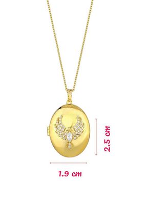 گردنبند نقره زرد زنانه 925 عیار Agai Silver - کد 931017657