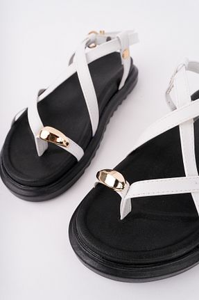 صندل مشکی زنانه چرم مصنوعی bakacstore - کد 929669180