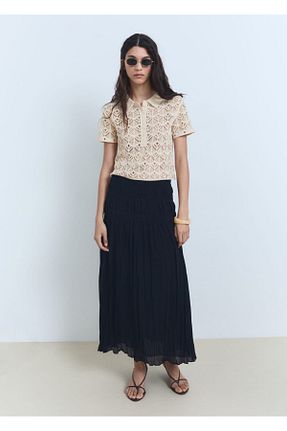 پلیور نباتی زنانه ساده MANGO - کد 932778500