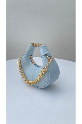 کیف دوشی آبی زنانه چرم مصنوعی Hanwomen - کد 932780394