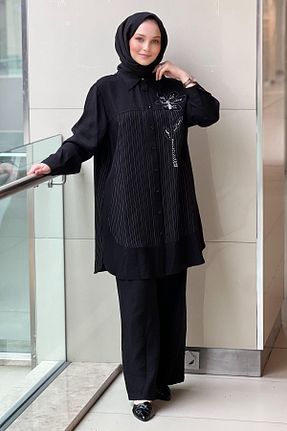 تونیک مشکی زنانه بافتنی FUAT GÜRSEN - کد 932778918