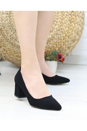 کفش پاشنه بلند کلاسیک مشکی زنانه جیر Nesil Shoes - کد 243756578