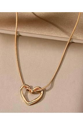 گردنبند استیل ( فولاد ) زرد استیل ضد زنگ stainles steel - کد 932796775