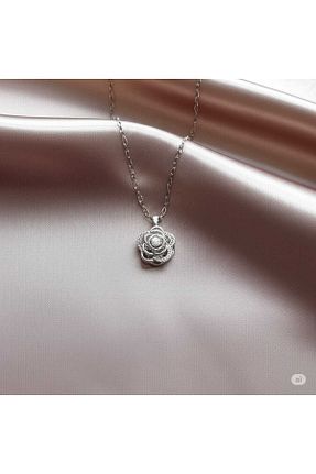 گردنبند جواهر طوسی زنانه استیل ضد زنگ magische - کد 932343152