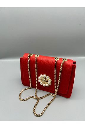 کیف دستی قرمز ابعاد کوچک Bagbysima - کد 932799696