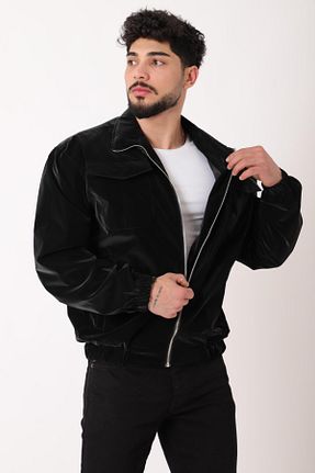 کاپشن مشکی مردانه اسلیم فیت Stilkombin - کد 932810318