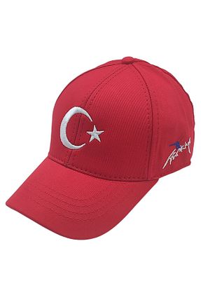 کلاه قرمز بچه گانه پنبه ای AXE SPORTSWEAR - کد 932807201