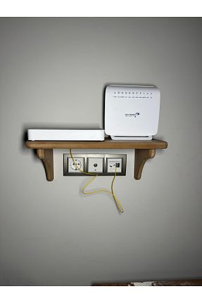 قفسه دیواری قهوه ای 39 سانتی متر akçehome - کد 932822952