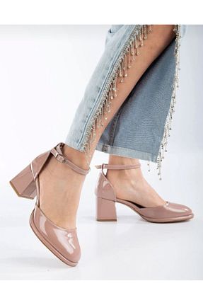 کفش پاشنه بلند کلاسیک رنگی زنانه چرم لاکی İZCE MODA - کد 932817500
