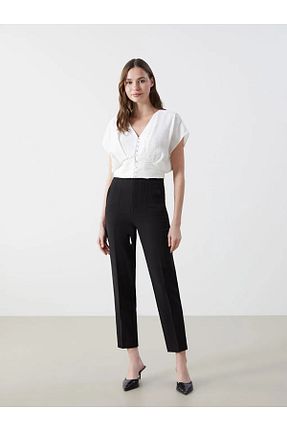 بلوز نباتی زنانه ساده LC Waikiki - کد 932817619