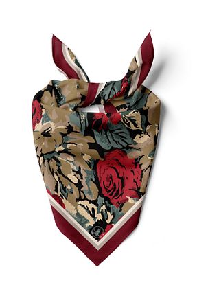 دستمال گردن رنگی زنانه پلی استر TUA - کد 927421993