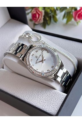ساعت مچی طوسی زنانه 34 میلی متر Daniel Klein - کد 932826557
