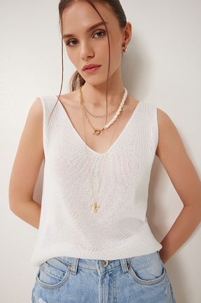 بلوز نباتی زنانه ساده Happiness İstanbul - کد 930995357