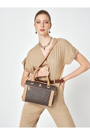 کیف دوشی قهوه ای زنانه Pierre Cardin - کد 904099996