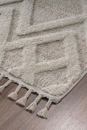 فرش بژ آنتی آلرژی SİMEREV HALI HOME CONSEPT - کد 858456715