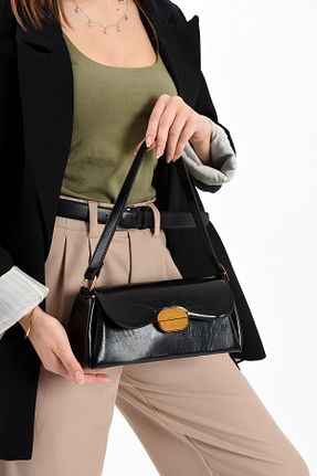 کیف دوشی مشکی زنانه چرم مصنوعی Berlin bags - کد 931120132